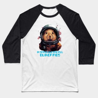 Guinea Pig Astronaut Baseball T-Shirt